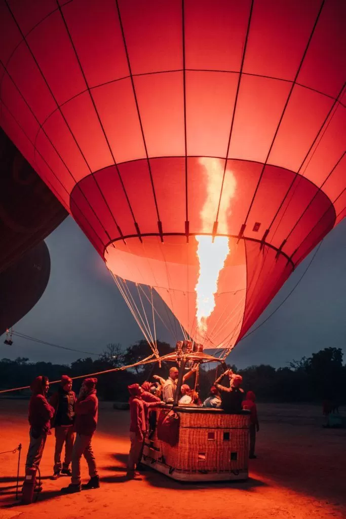 Hot Air Balloon in Rishikesh