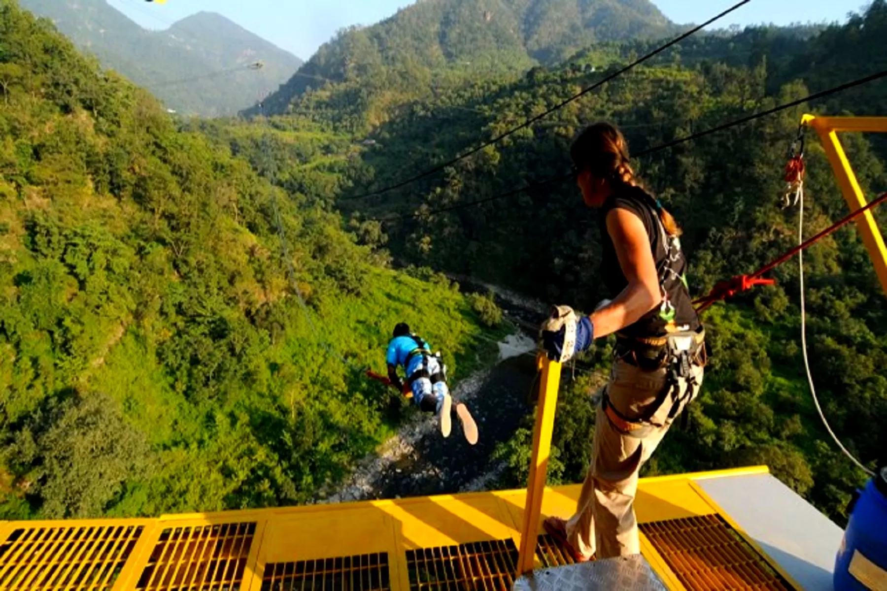 Giant Swing in Rishikesh