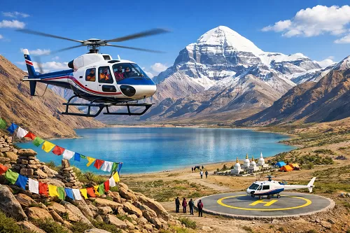 Kailash Mansarovar Yatra by Helicopter from Lucknow